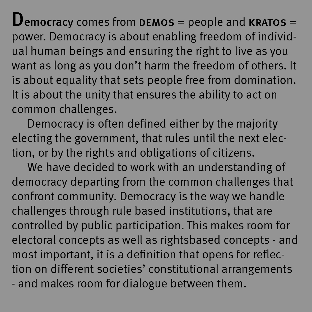 democracy
