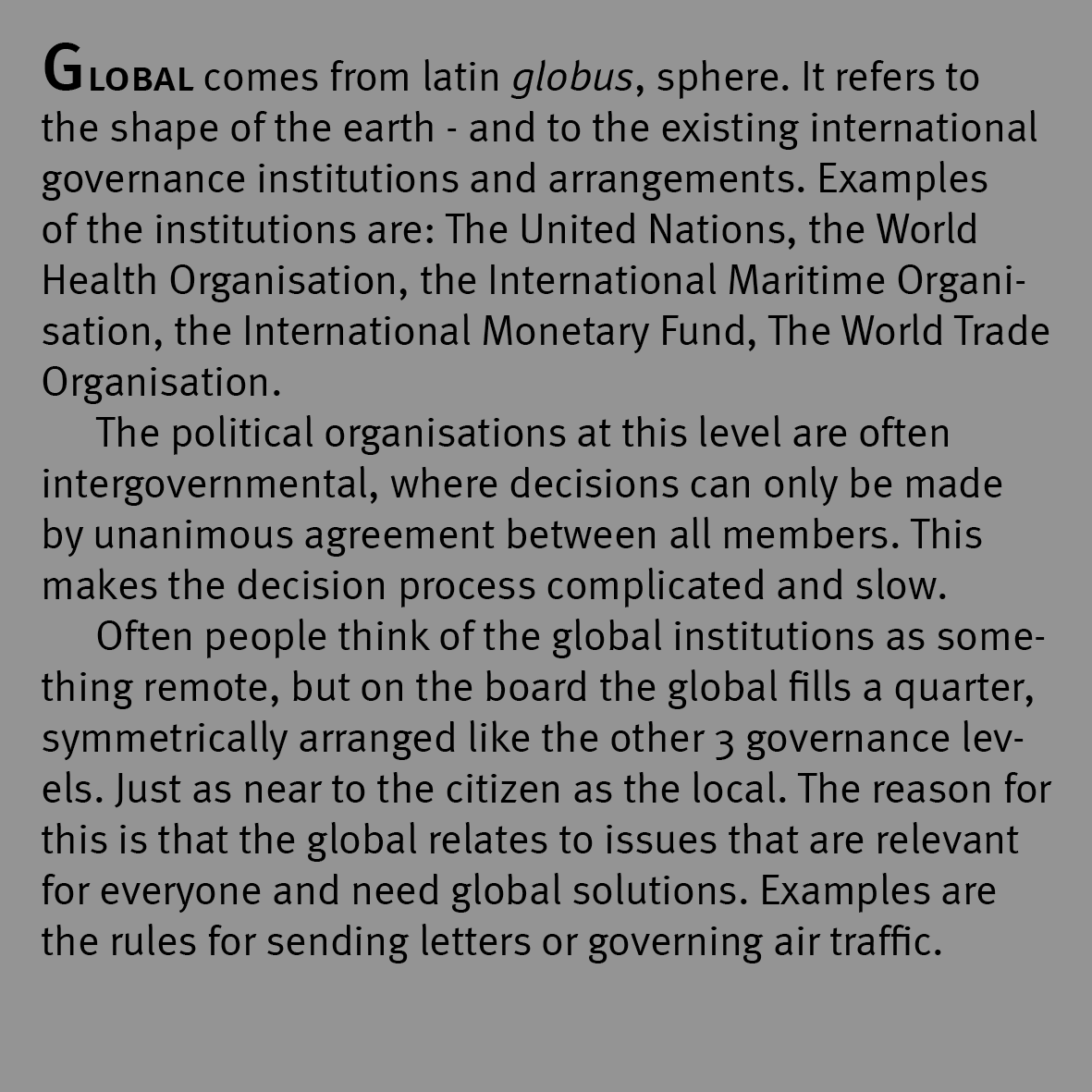 global